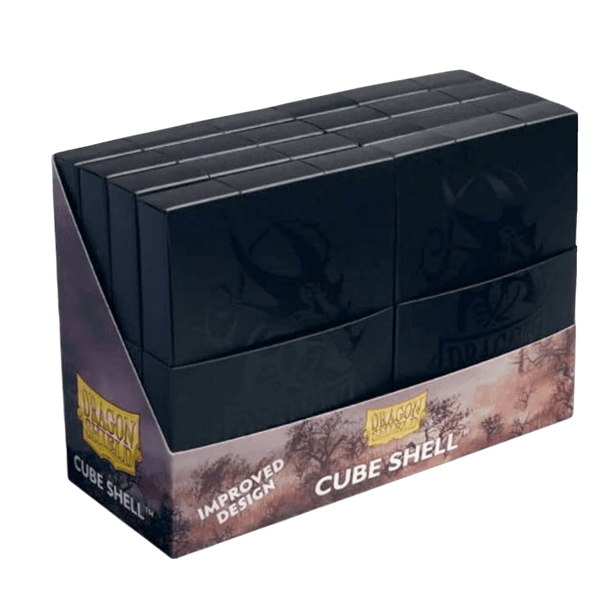 Dragon Shield Cube Shells 8-pack | New - Obsidian Black