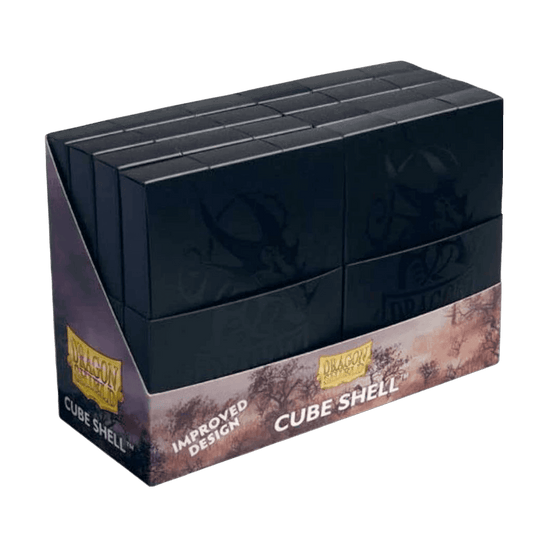 Dragon Shield Cube Shells 8-pack | New - Obsidian Black