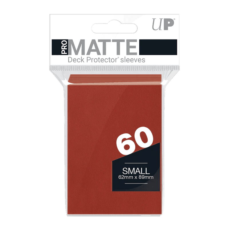 Ultra-Pro Pro Matte Sleeves 60ct Small Size - Solid Red
