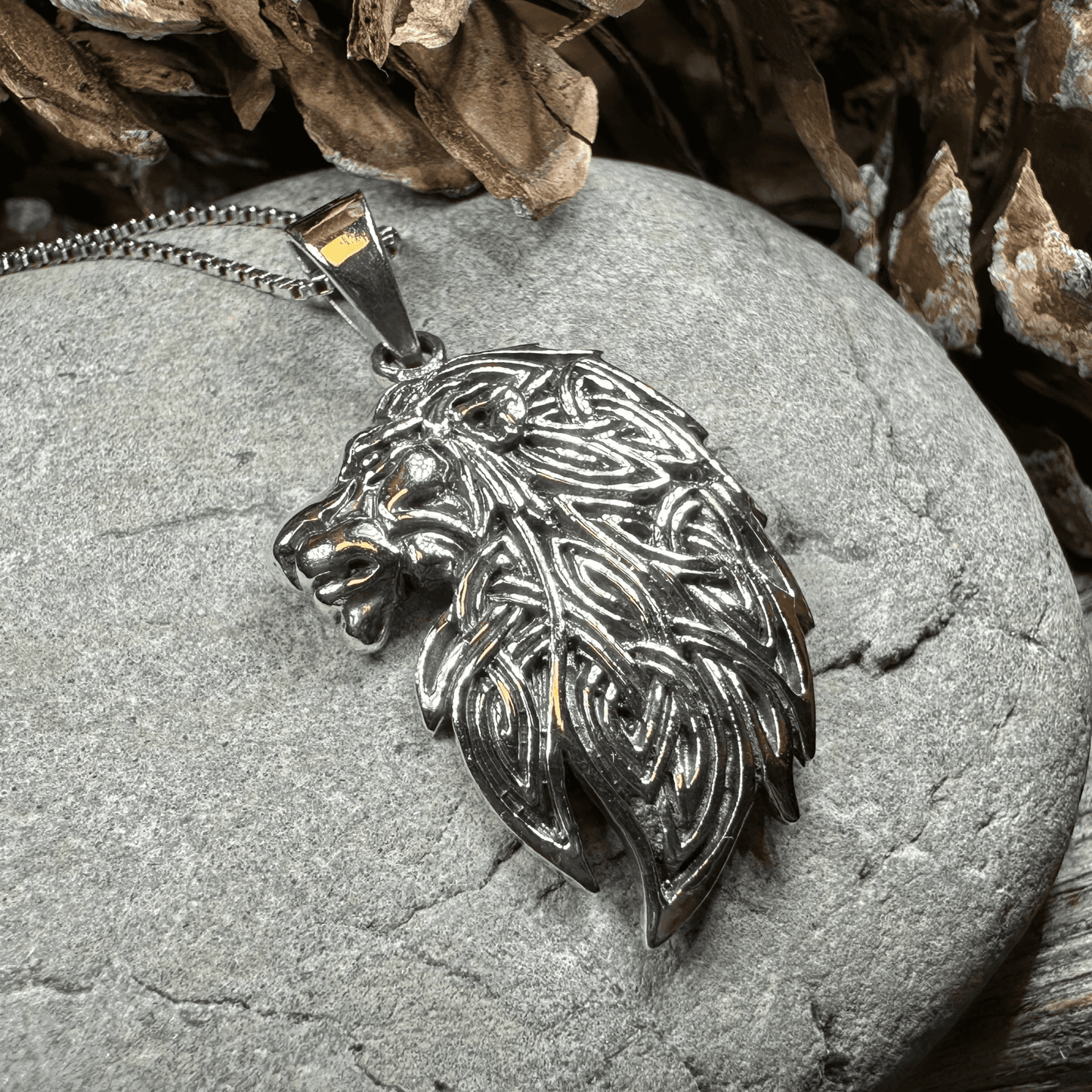 Lael Celtic Lion Necklace - 