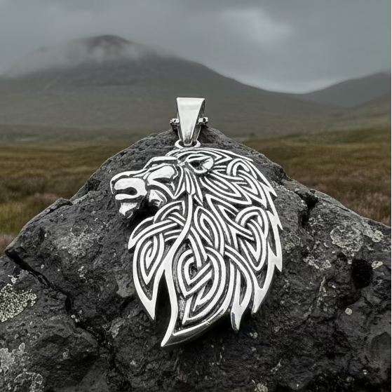 Lael Celtic Lion Necklace