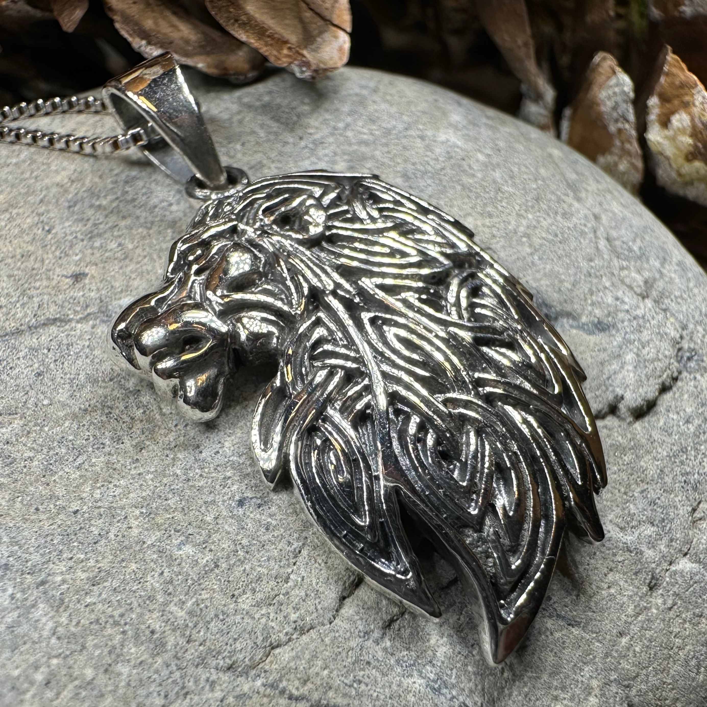 Lael Celtic Lion Necklace