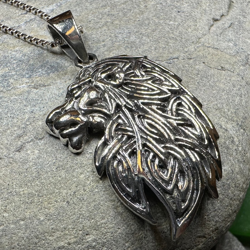 Lael Celtic Lion Necklace