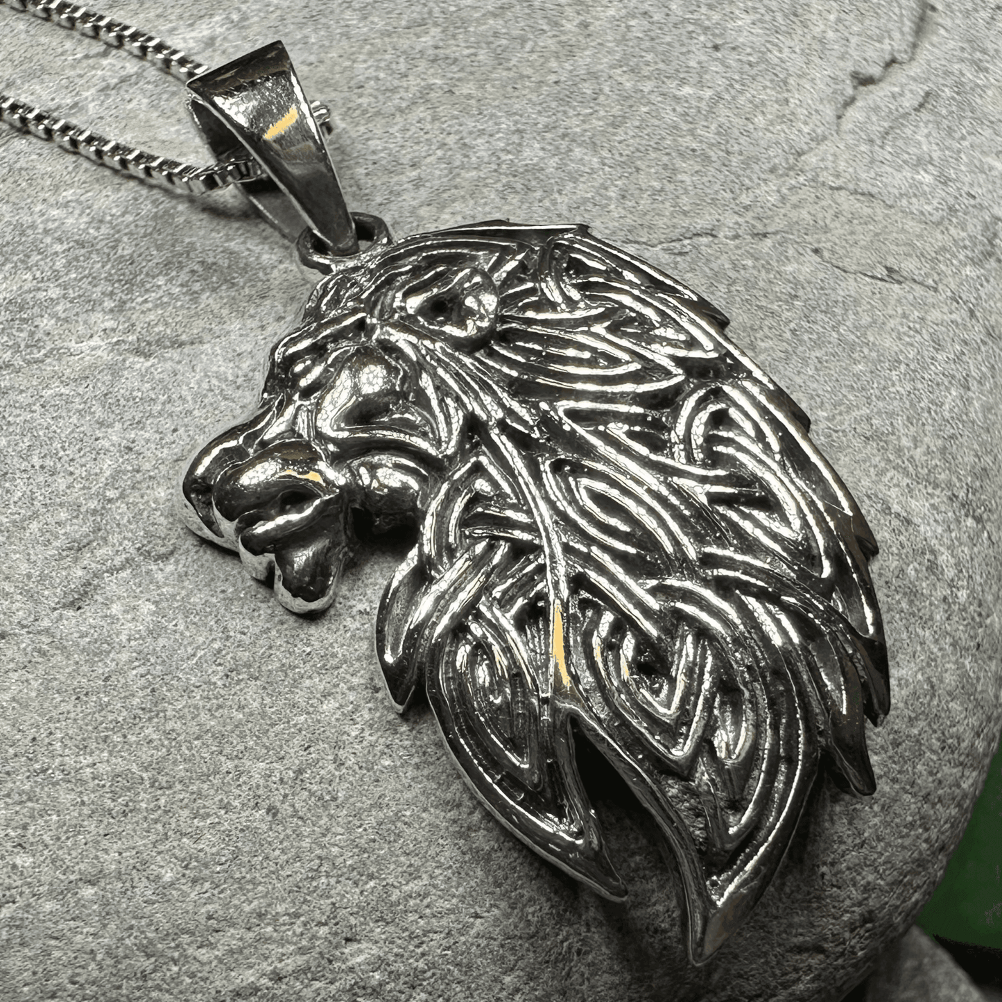 Lael Celtic Lion Necklace - 