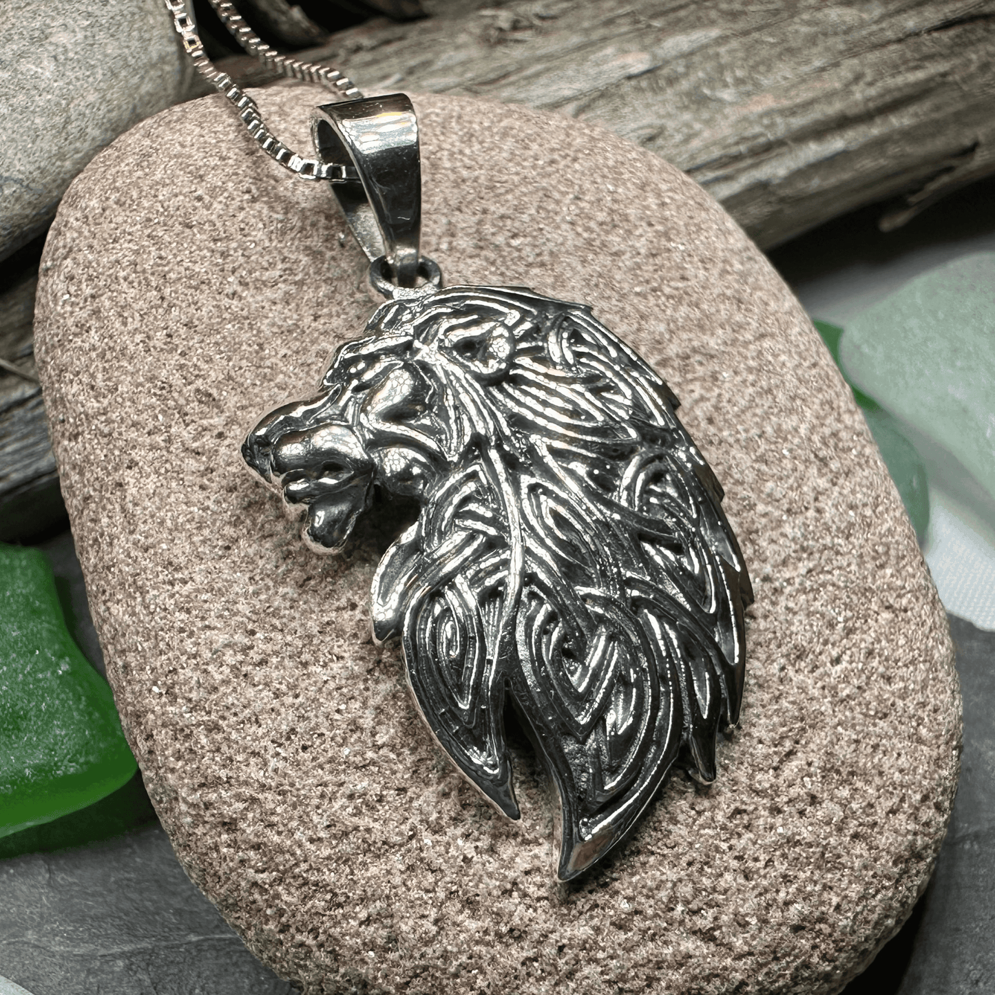 Lael Celtic Lion Necklace - 