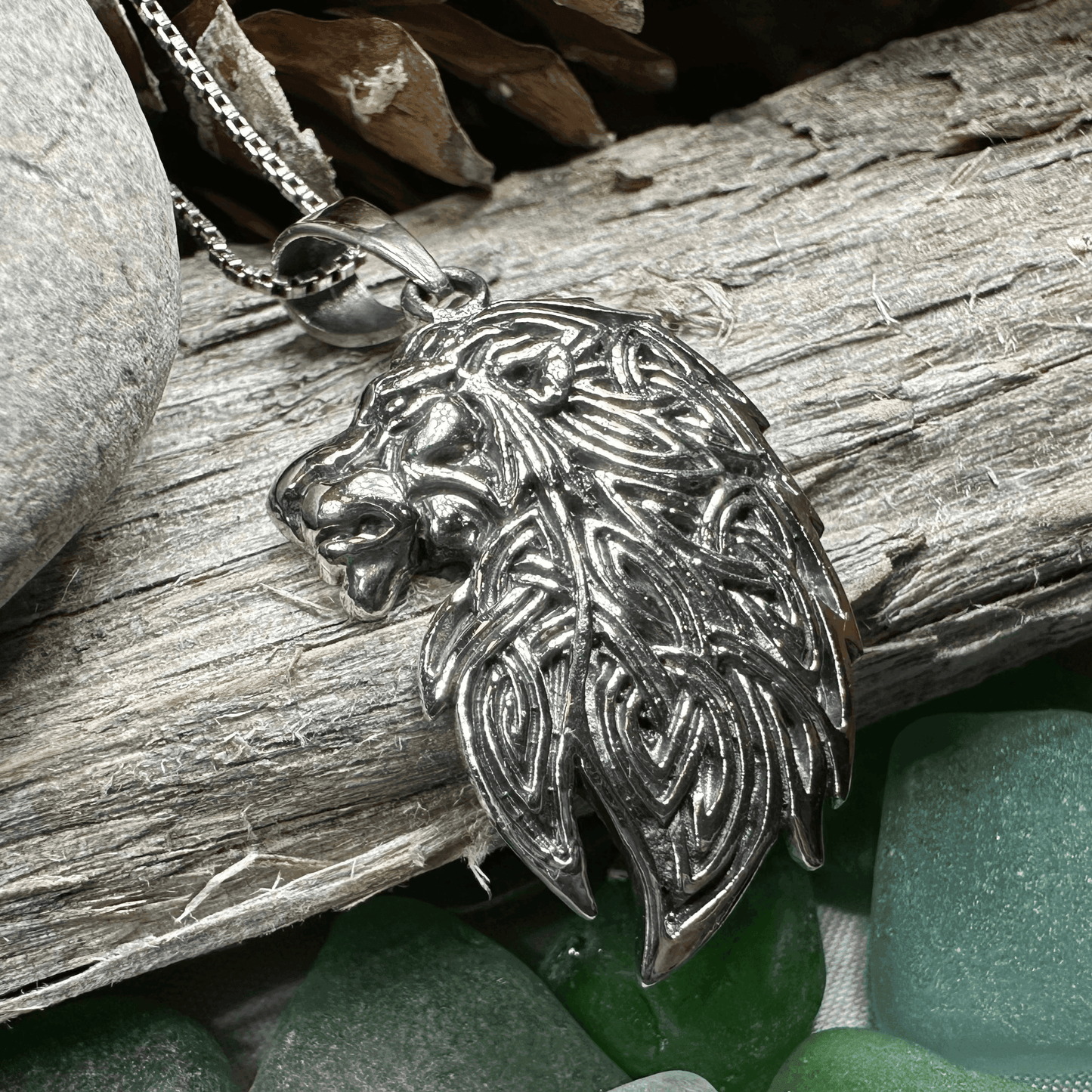 Lael Celtic Lion Necklace - 