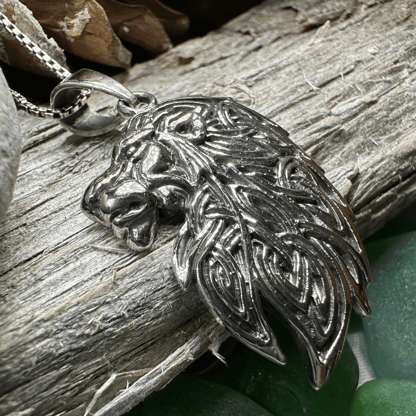 Lael Celtic Lion Necklace - 