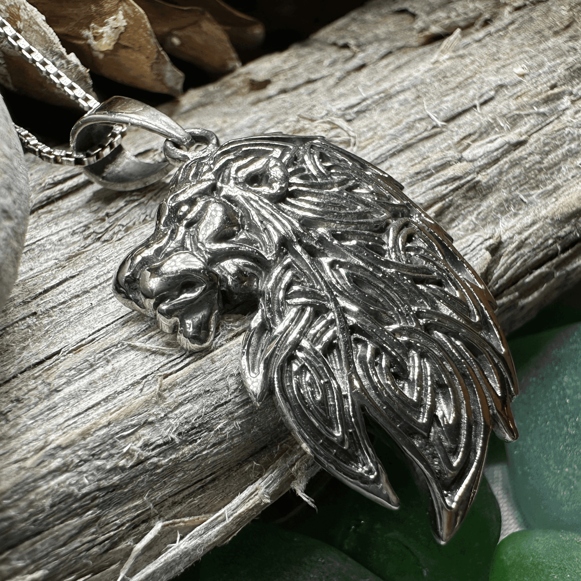 Lael Celtic Lion Necklace - 