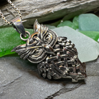 Owl Celtic Knot Necklace