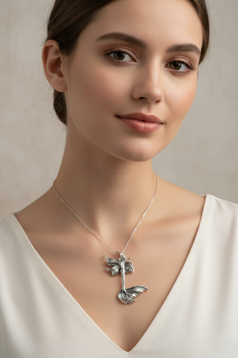 Sea Fairy Mermaid Necklace