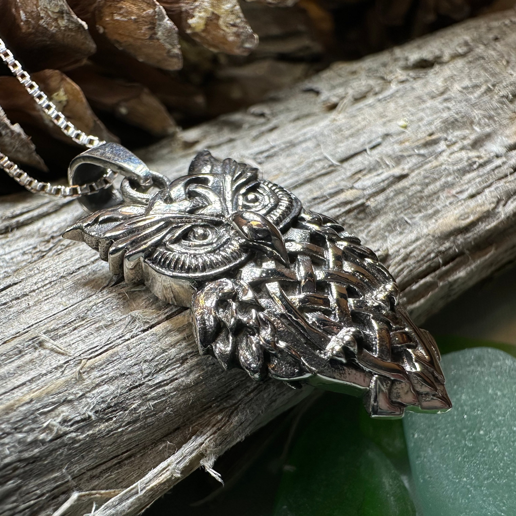 Owl Celtic Knot Necklace