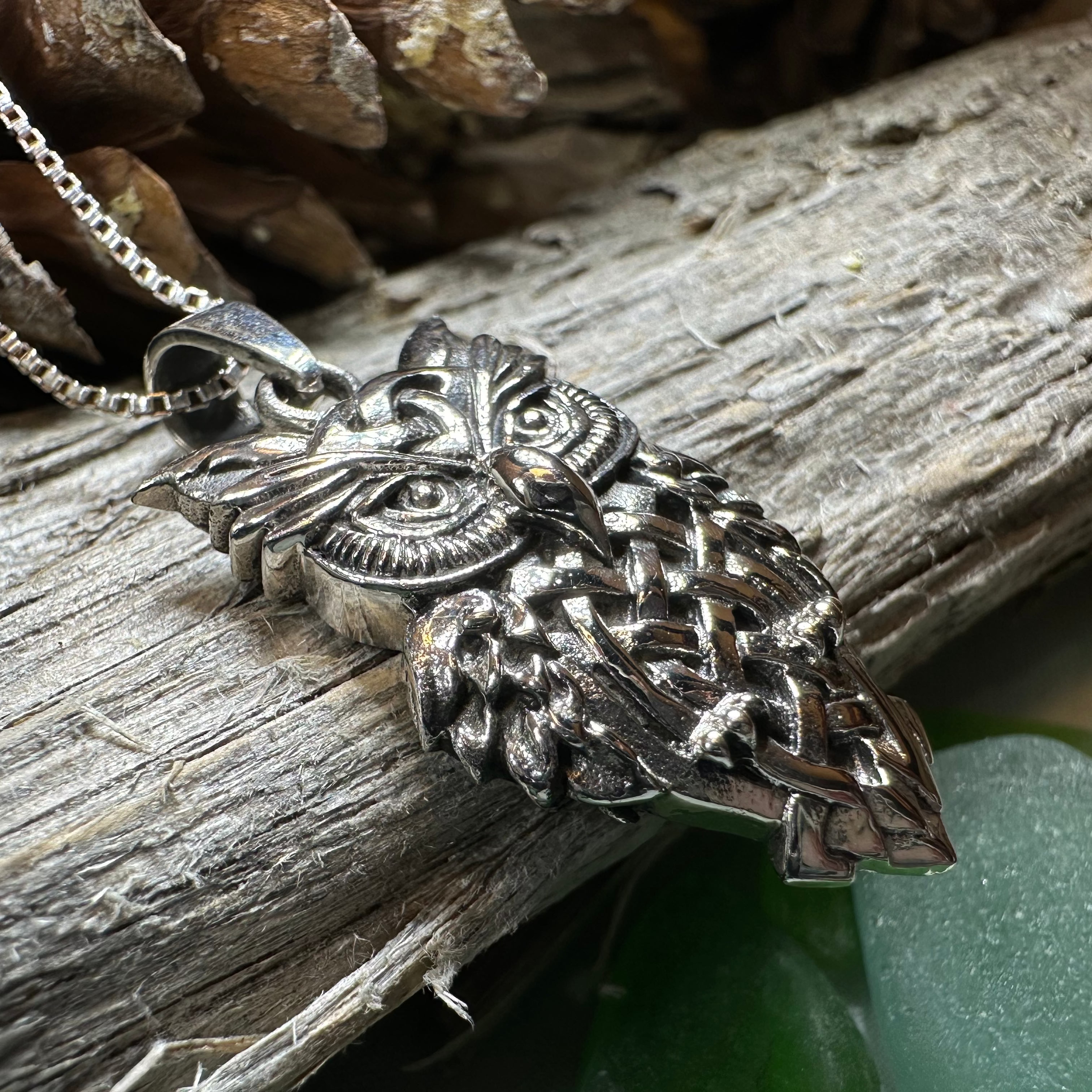 Owl Celtic Knot Necklace