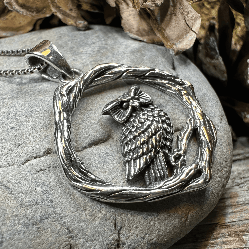 Nightwatcher Owl Necklace - 18