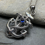 Dolphin Anchor Necklace