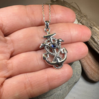 Dolphin Anchor Necklace