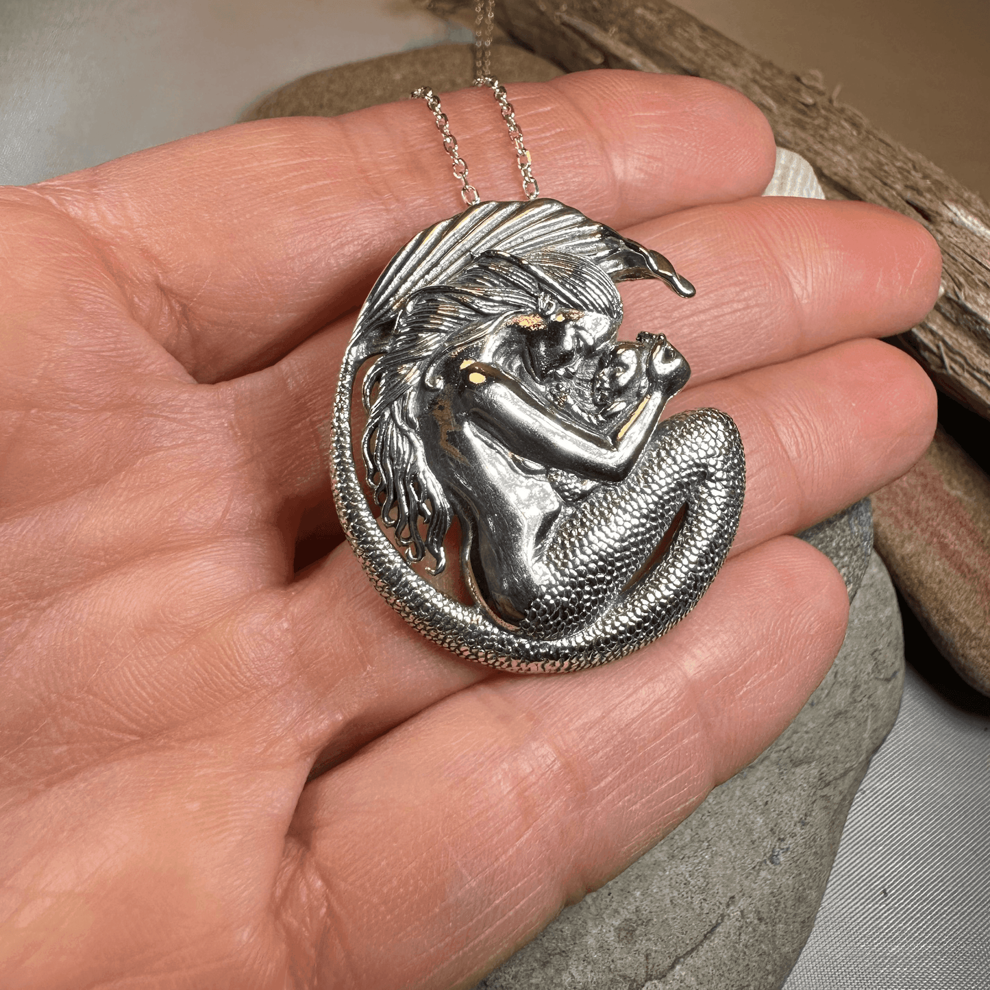 Mermaid Motherhood Necklace - 18