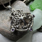 Amethyst Tree of Life Necklace