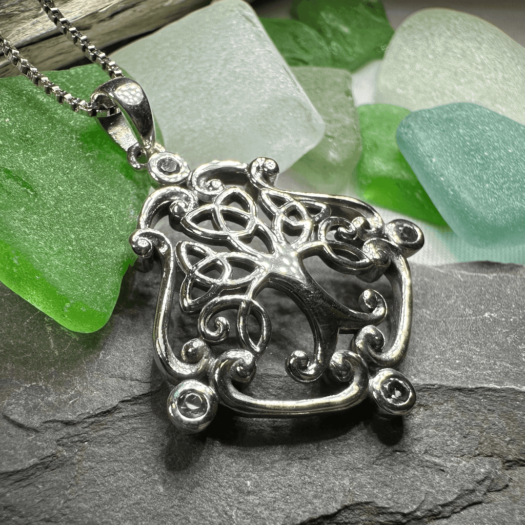 Amethyst Tree of Life Necklace - 18