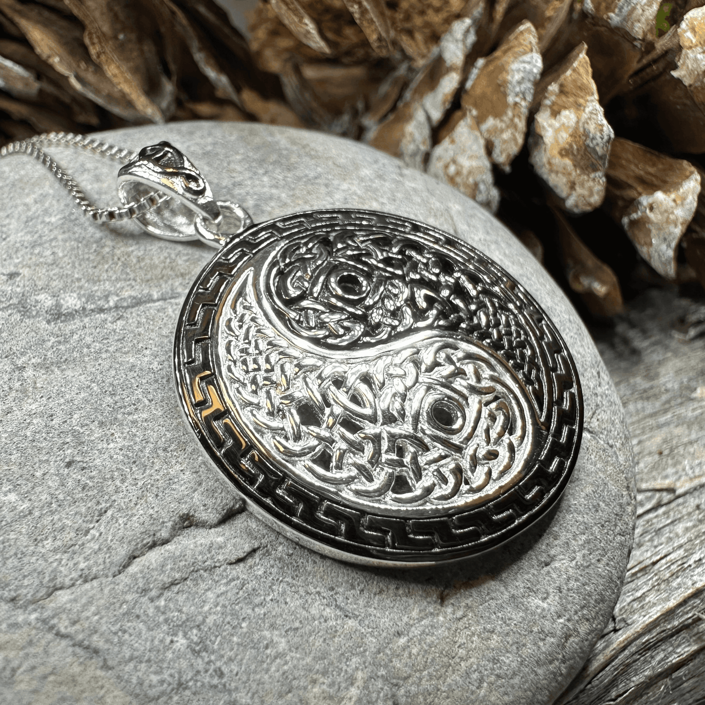 Celtic Yin Yang Necklace - 