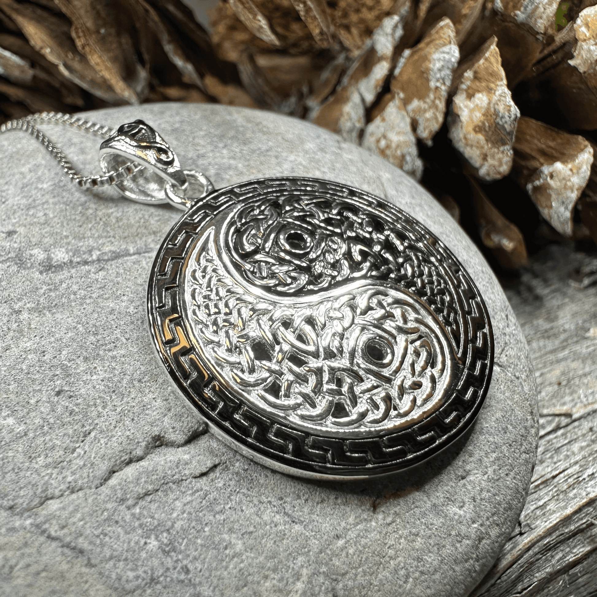 Celtic Yin Yang Necklace - 