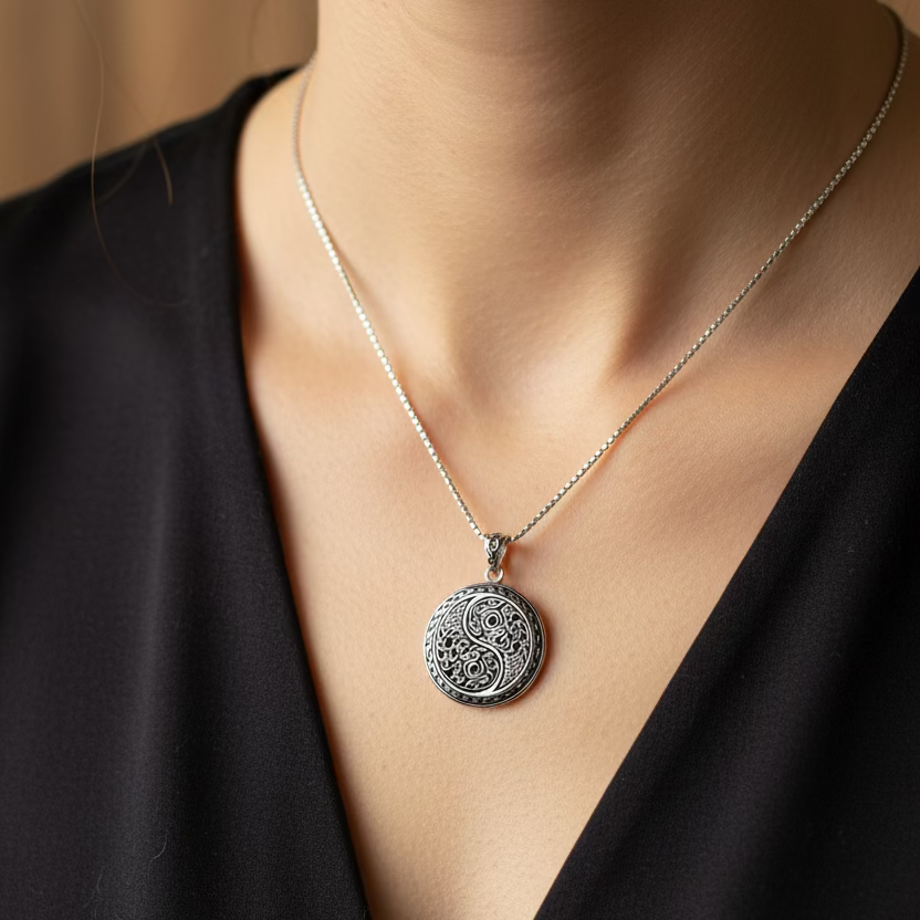Celtic Yin Yang Necklace