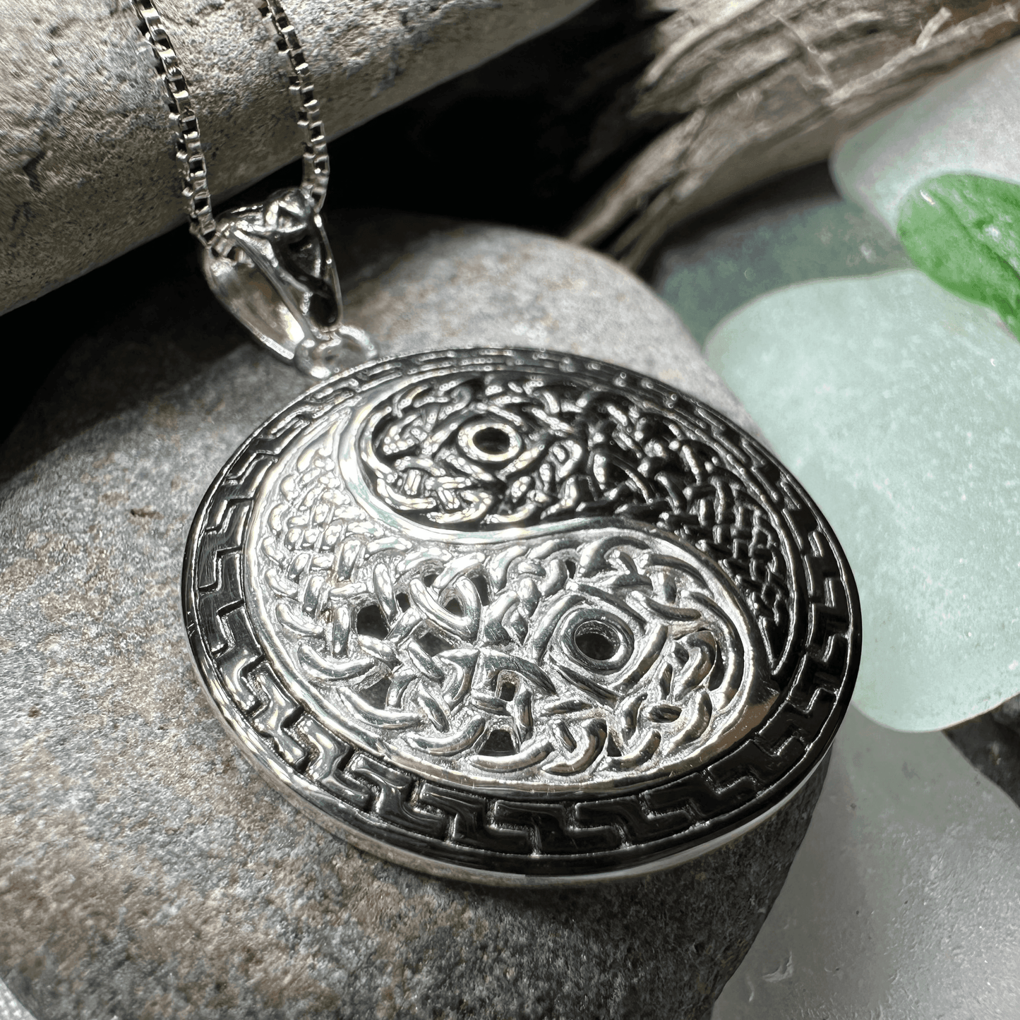 Celtic Yin Yang Necklace - 