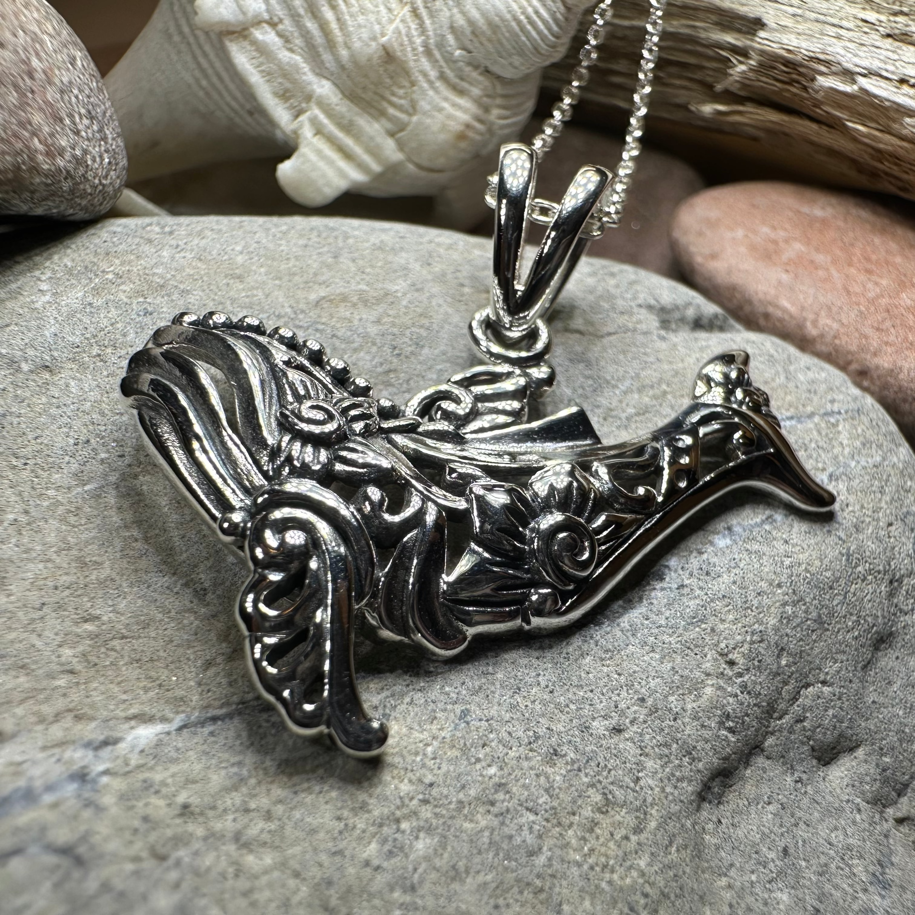 Celtic Whale Necklace
