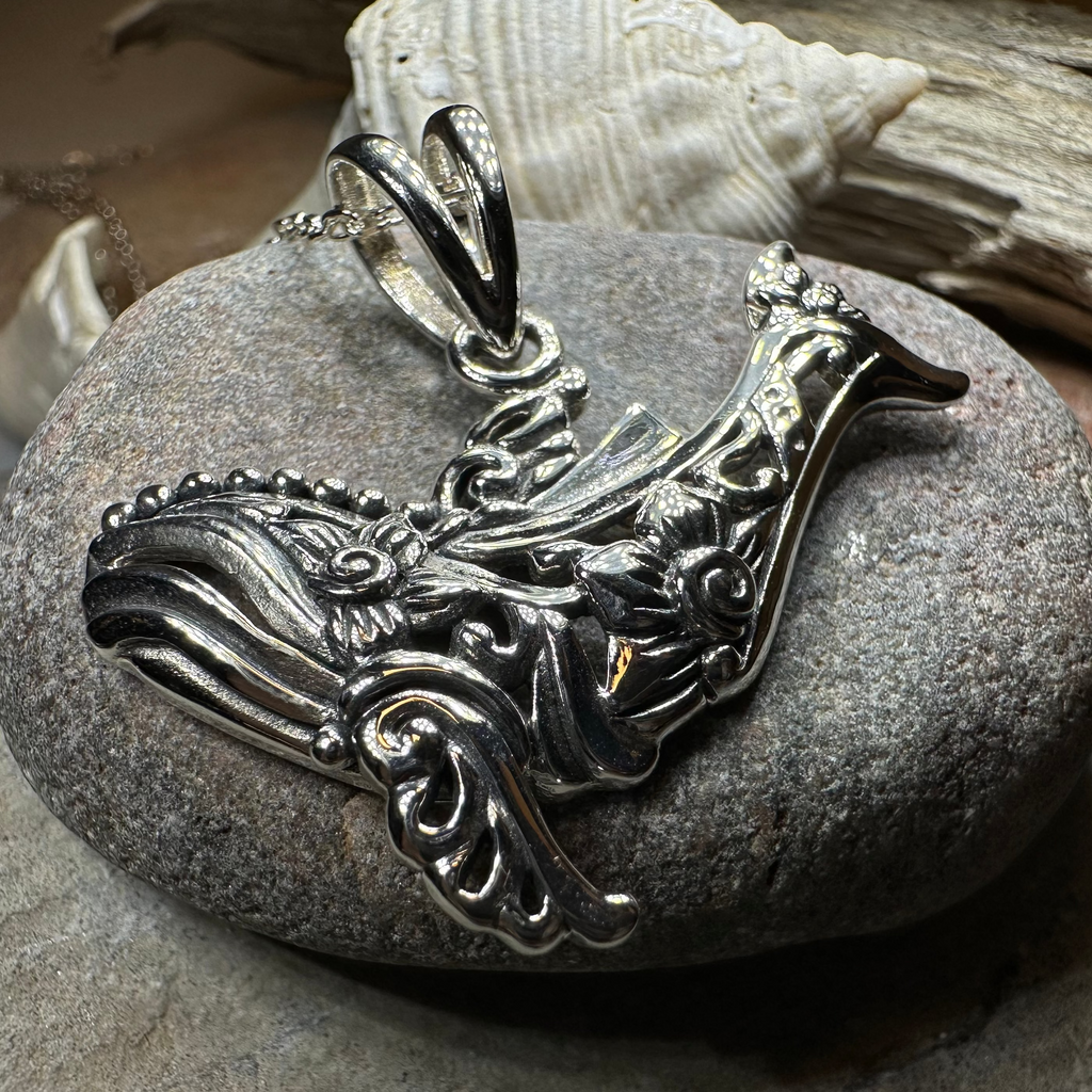Celtic Whale Necklace