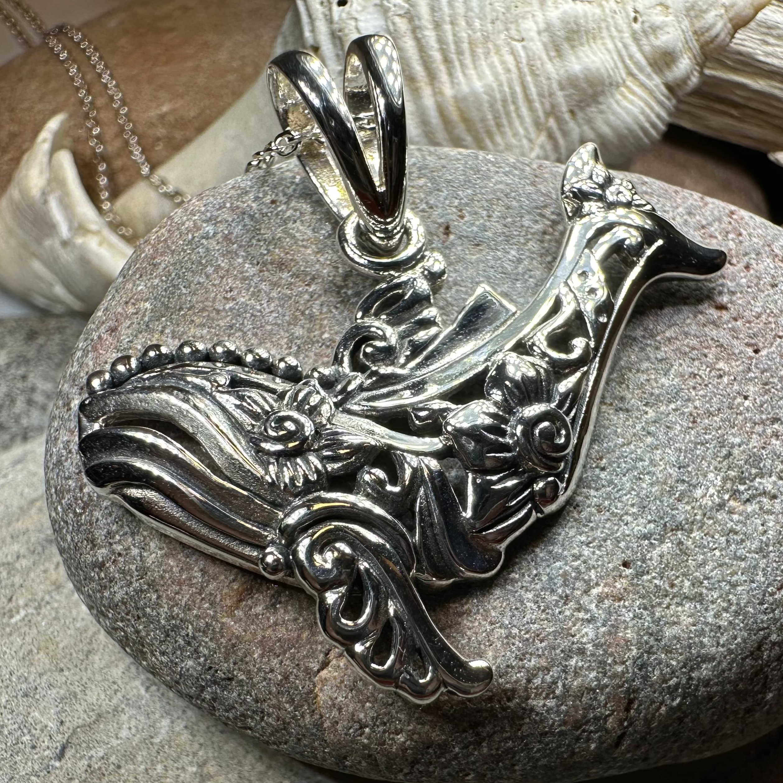 Celtic Whale Necklace