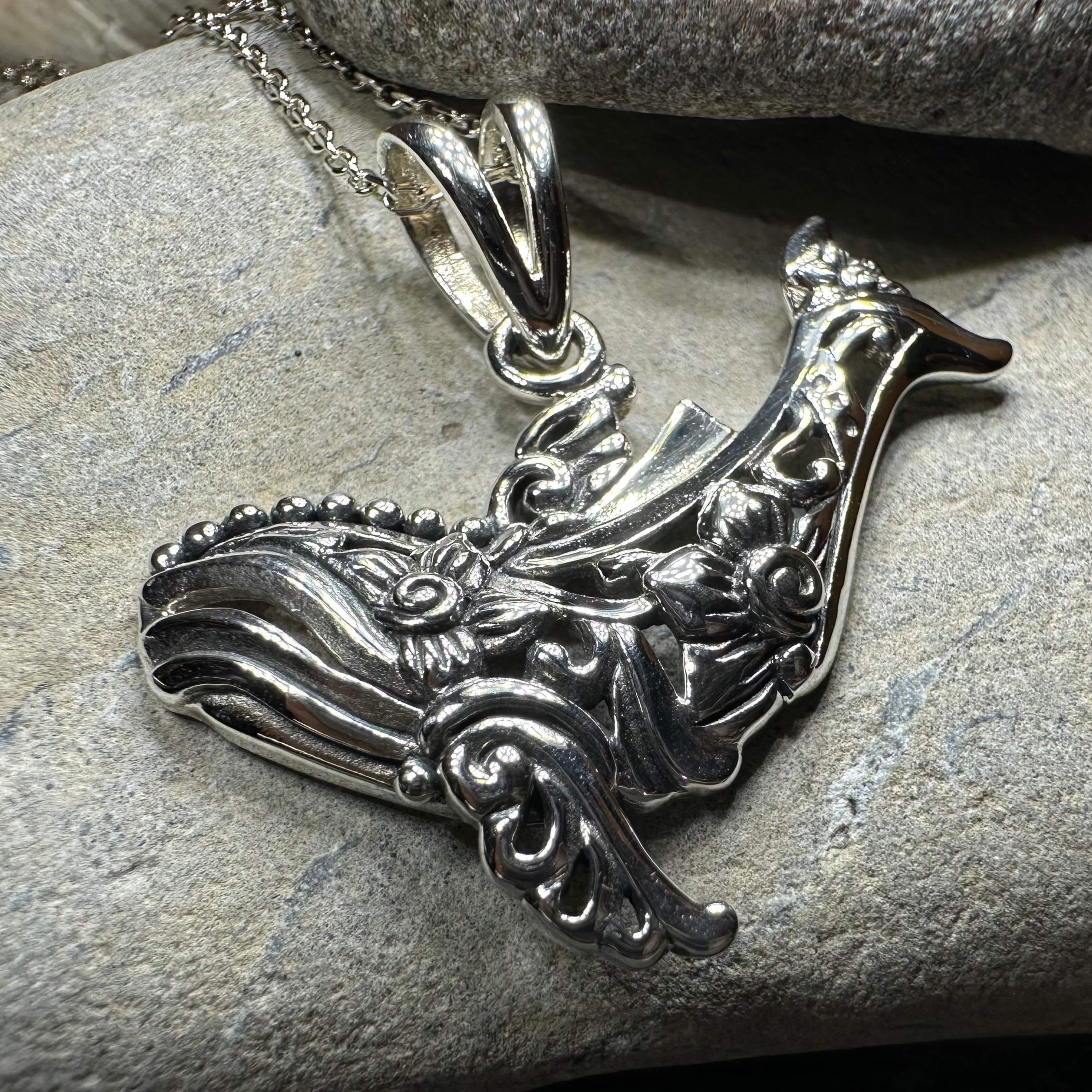 Celtic Whale Necklace