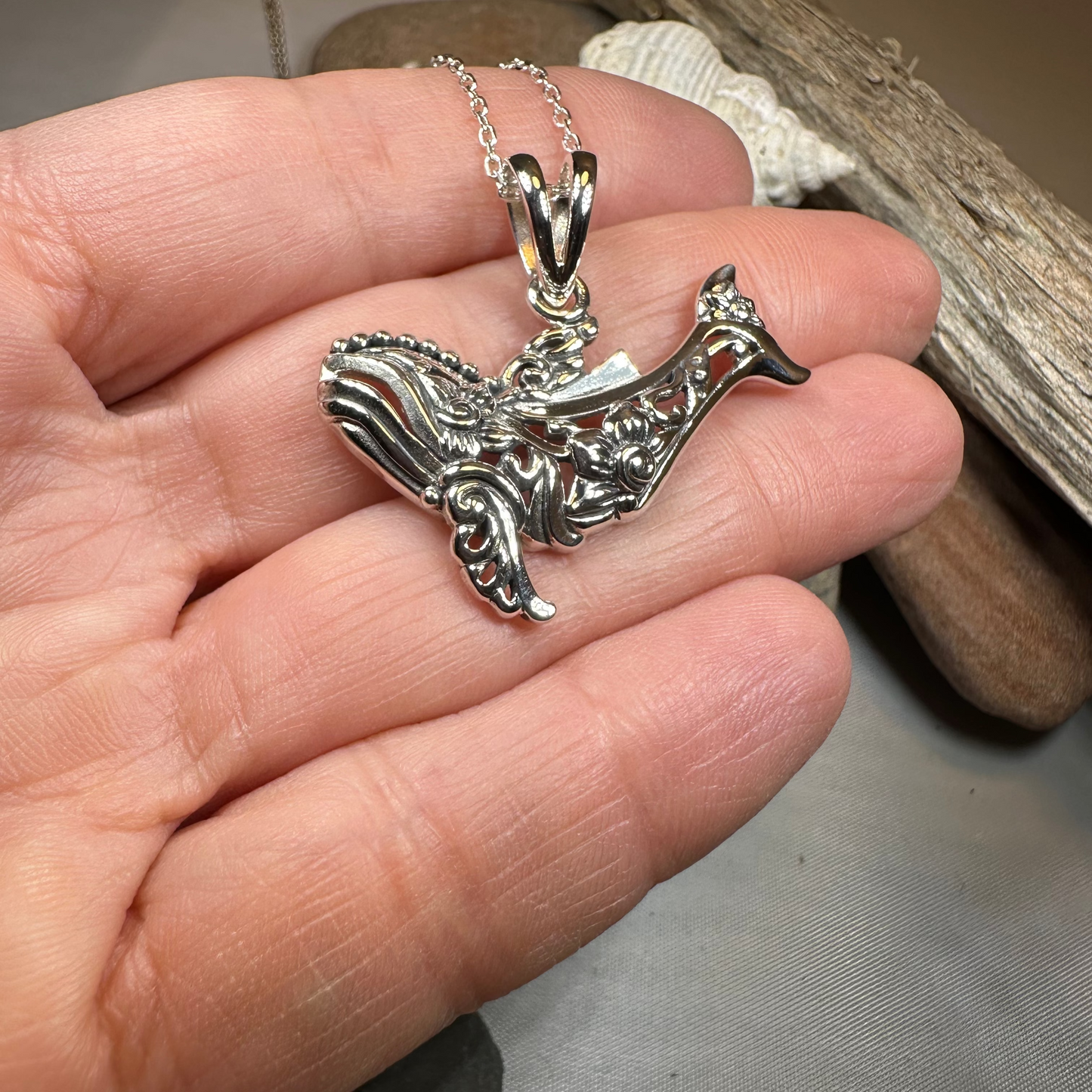 Celtic Whale Necklace