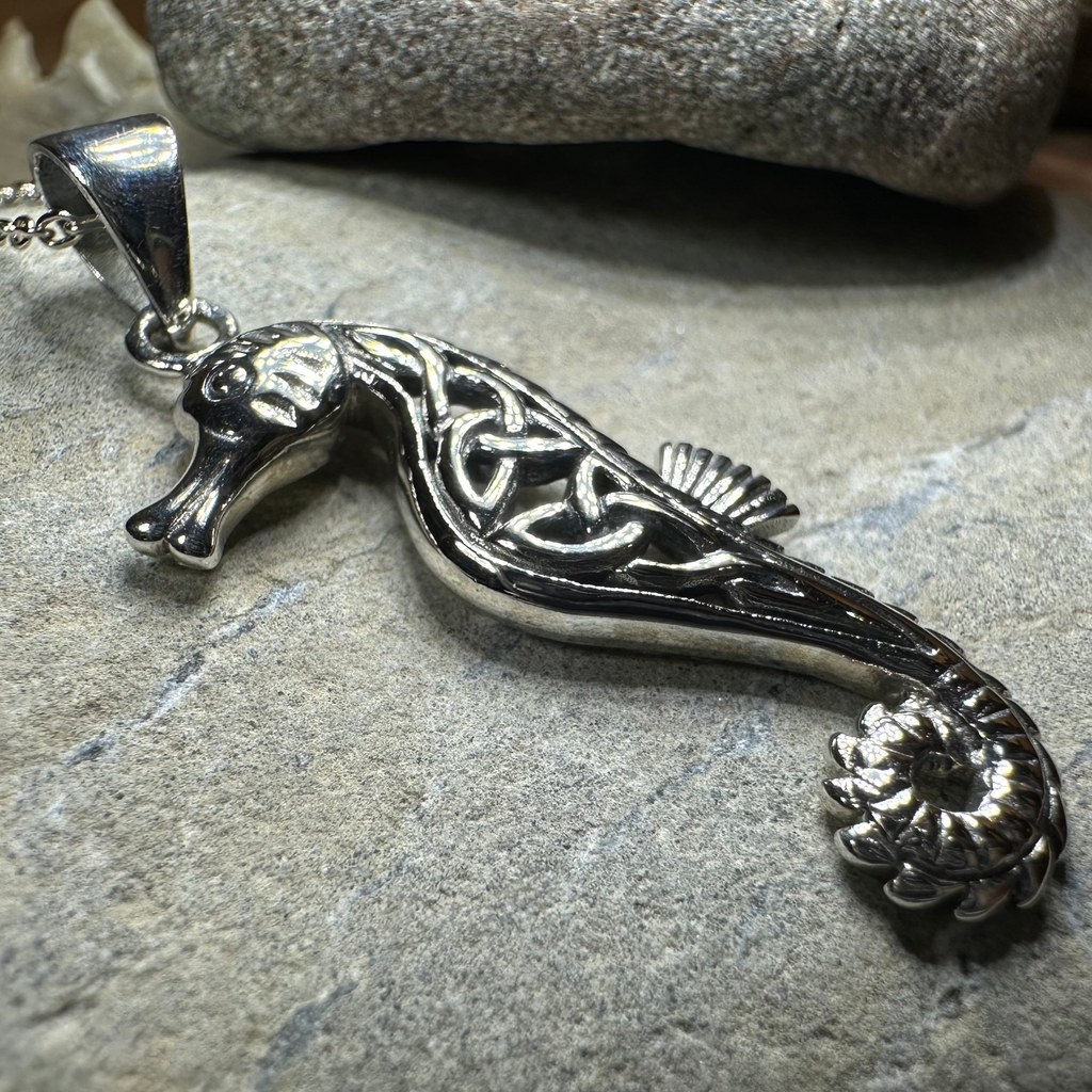 Serendipity Celtic Seahorse Necklace