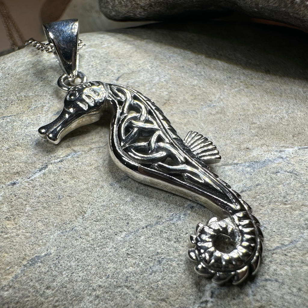 Serendipity Celtic Seahorse Necklace