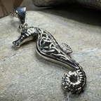 Serendipity Celtic Seahorse Necklace