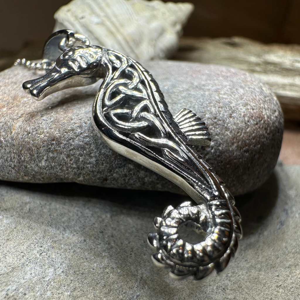Serendipity Celtic Seahorse Necklace
