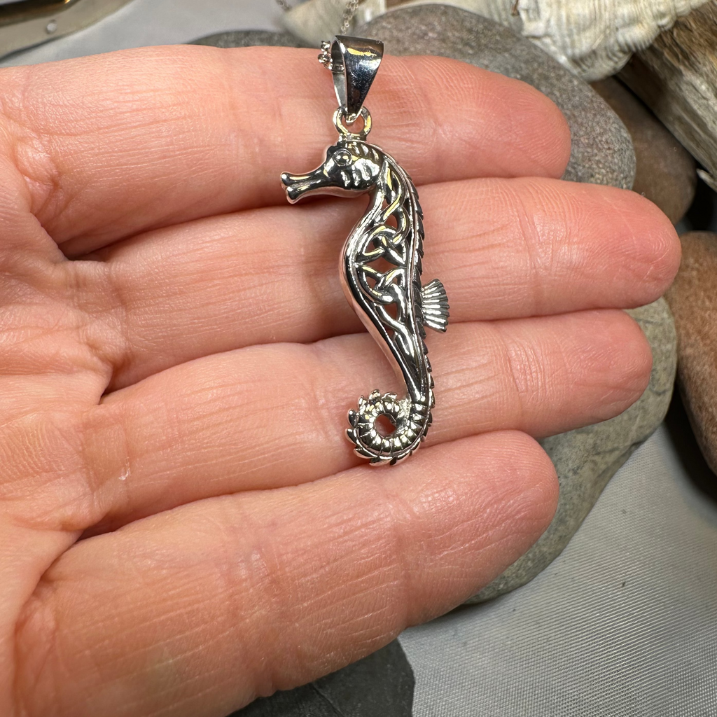 Serendipity Celtic Seahorse Necklace