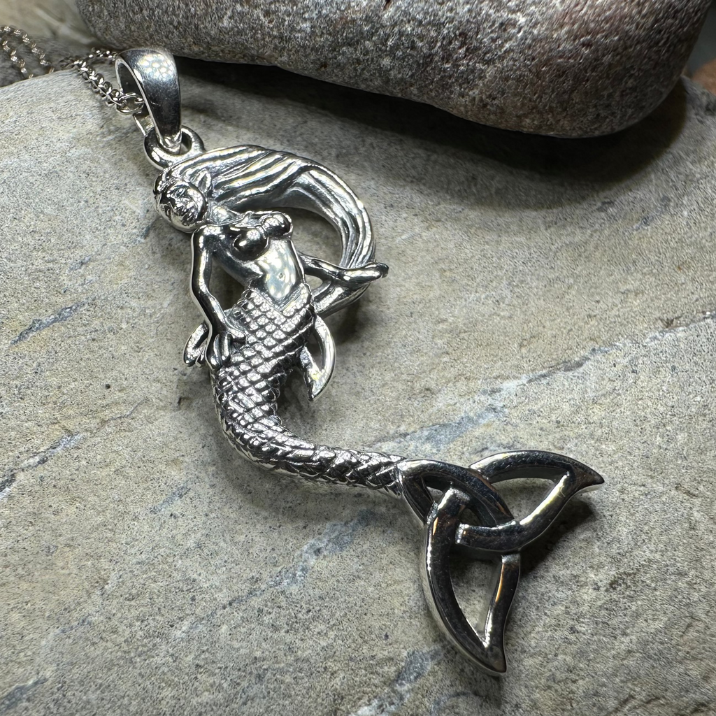 Celtic Trinity Knot Mermaid Necklace