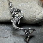 Celtic Trinity Knot Mermaid Necklace