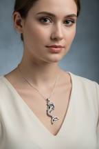 Celtic Trinity Knot Mermaid Necklace