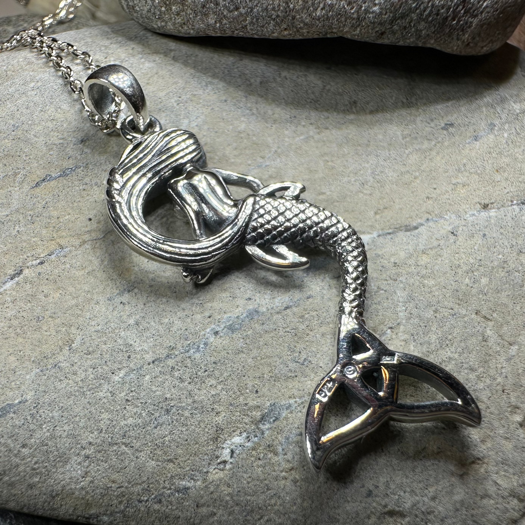 Celtic Trinity Knot Mermaid Necklace