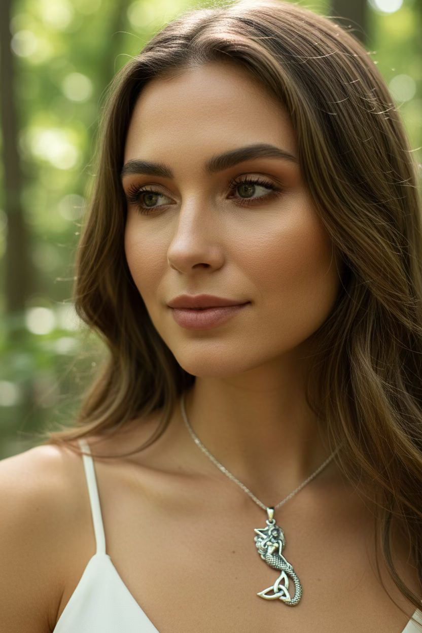 Trinity Knot Mermaid Necklace