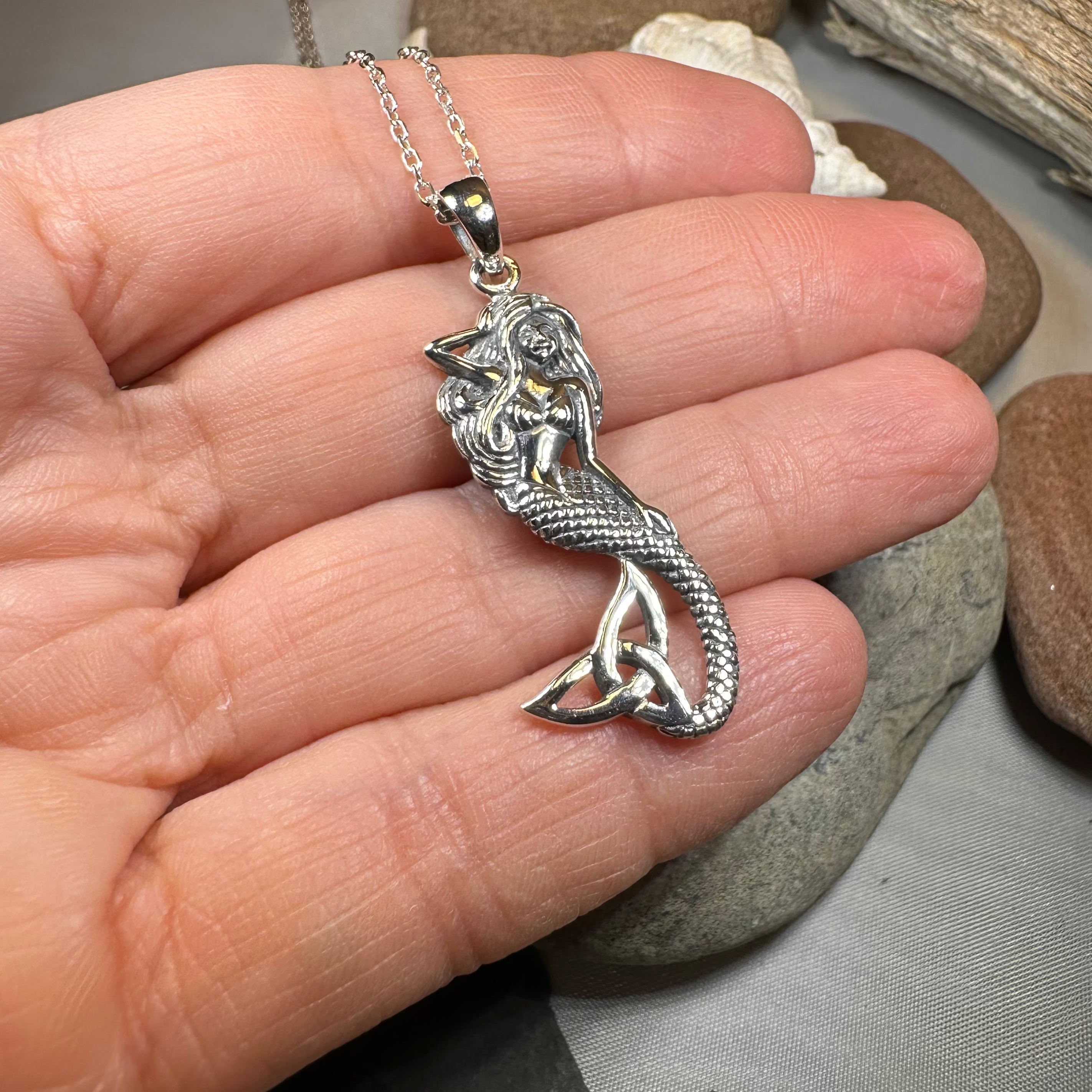 Trinity Knot Mermaid Necklace