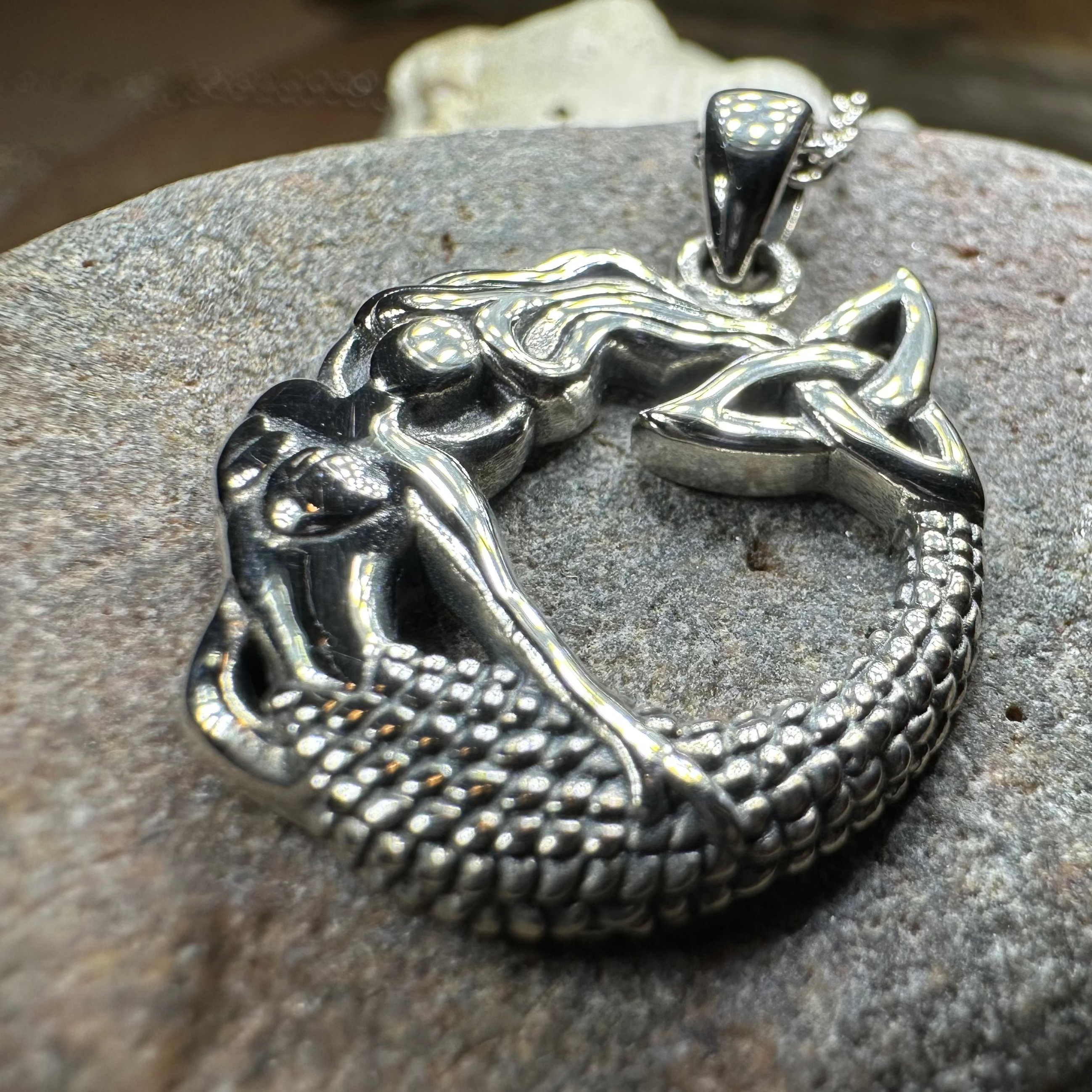 Celtic Mermaid Necklace