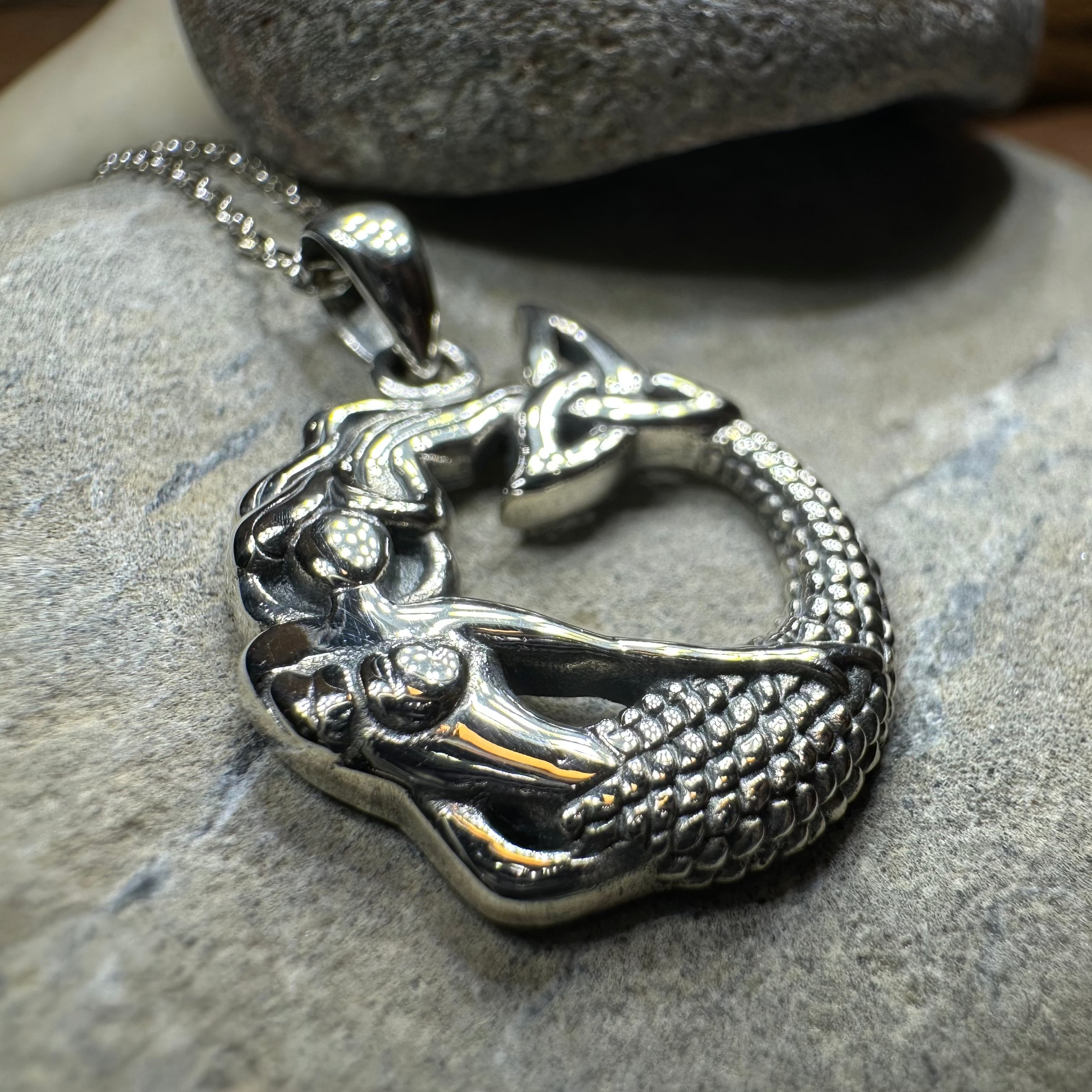 Celtic Mermaid Necklace