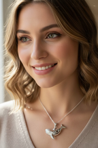 Celtic Knot Whale Necklace