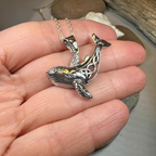 Celtic Knot Whale Necklace