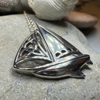 Celtic Sailboat Necklace