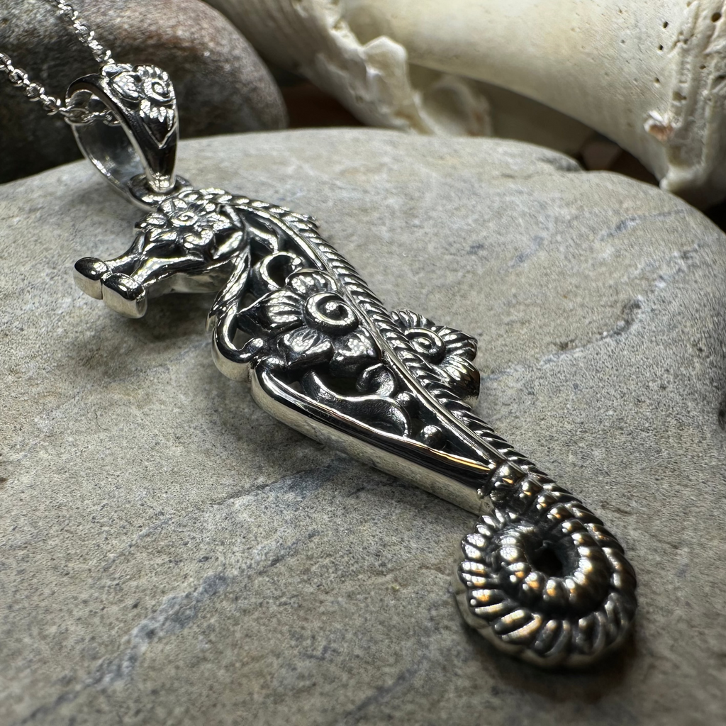 Blooming Seahorse Necklace