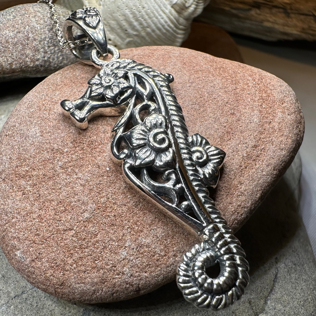 Blooming Seahorse Necklace