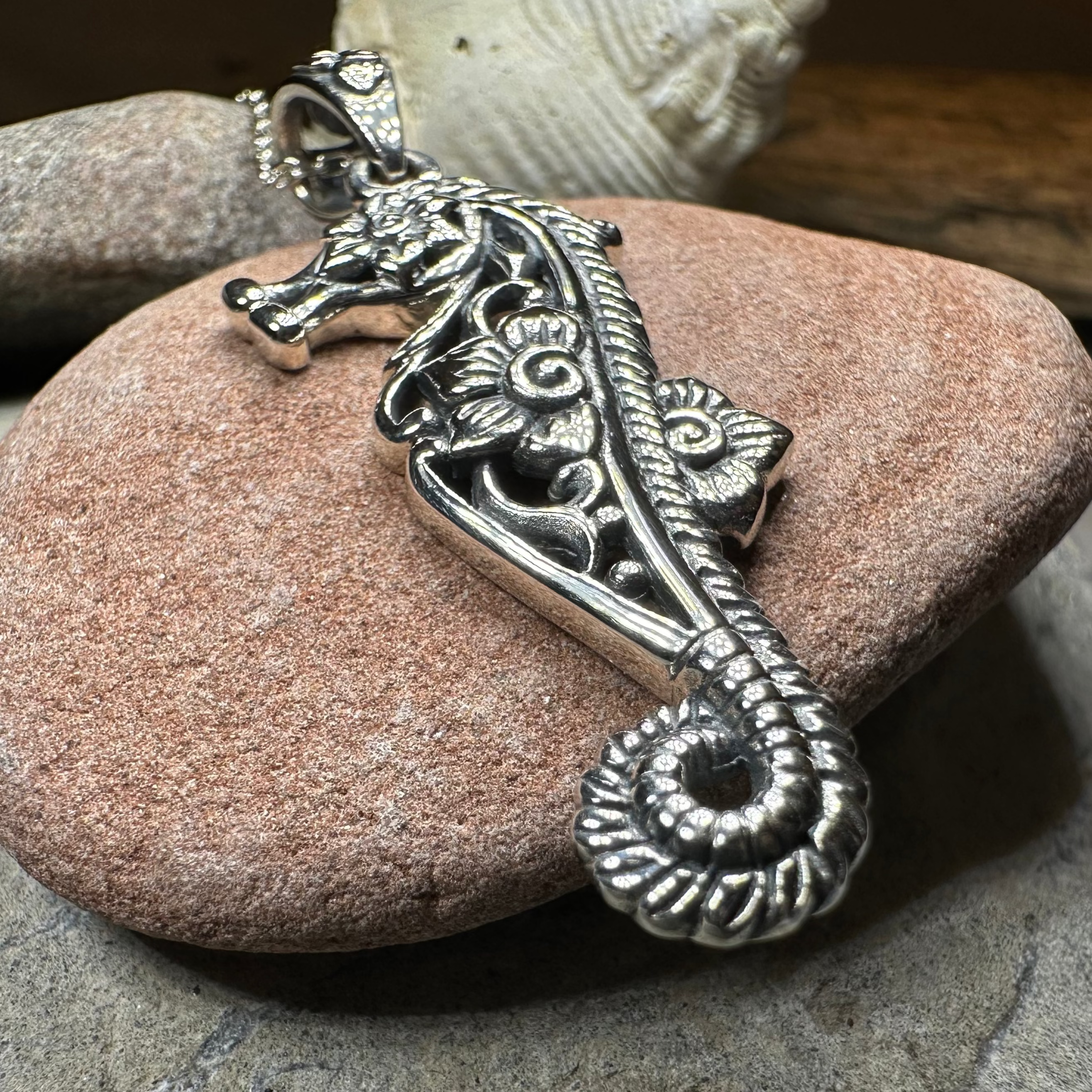 Blooming Seahorse Necklace